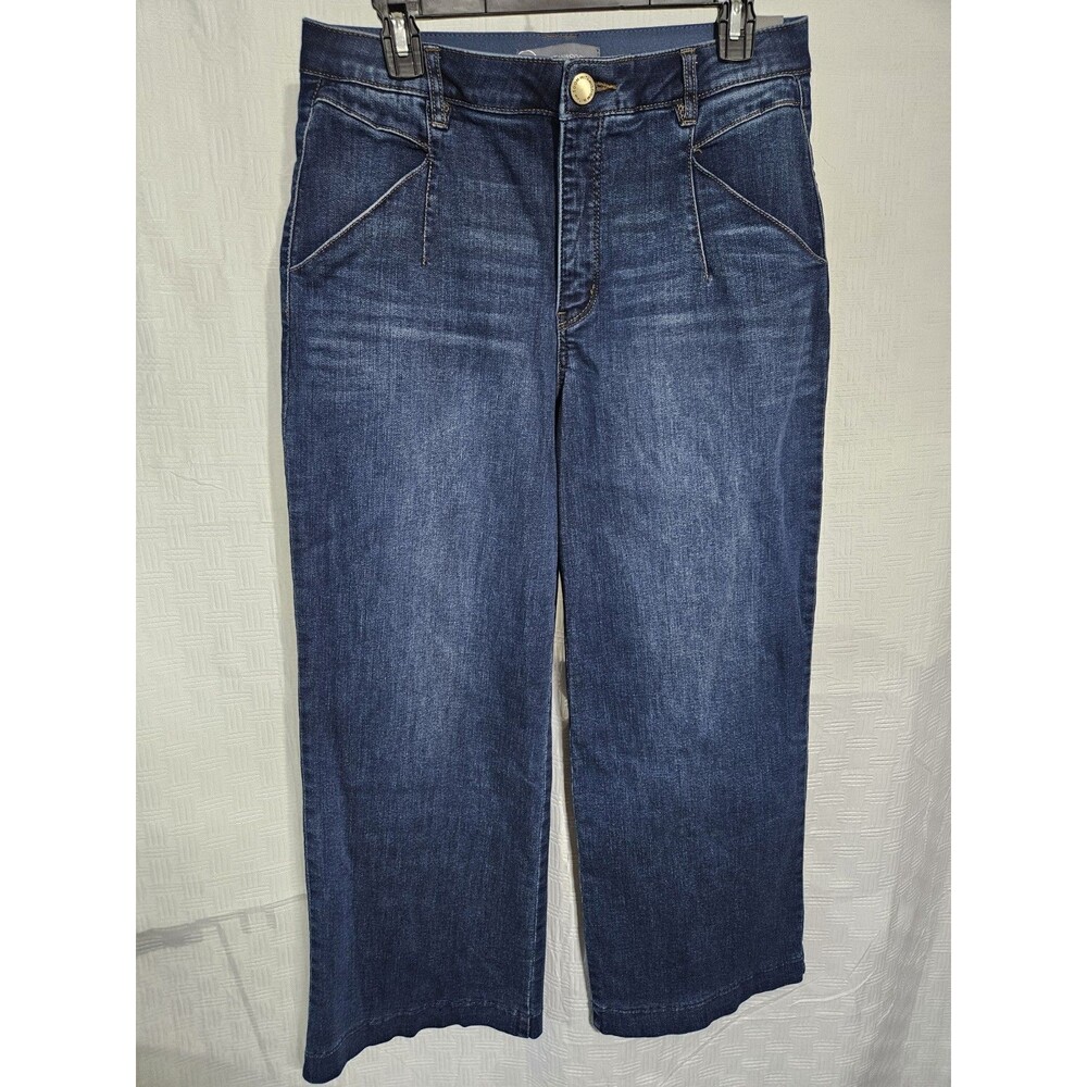 Sz 8 - Wit And Wisdom Blue Jeans WYATT SKYRISE Absolution Wide Leg 30 X 26